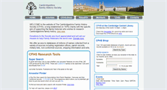 Desktop Screenshot of cfhs.org.uk
